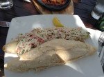Moomba Beach, sandwich de cangrejo
