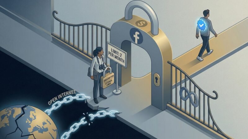 Facebook y los enlaces como «contenido premium»