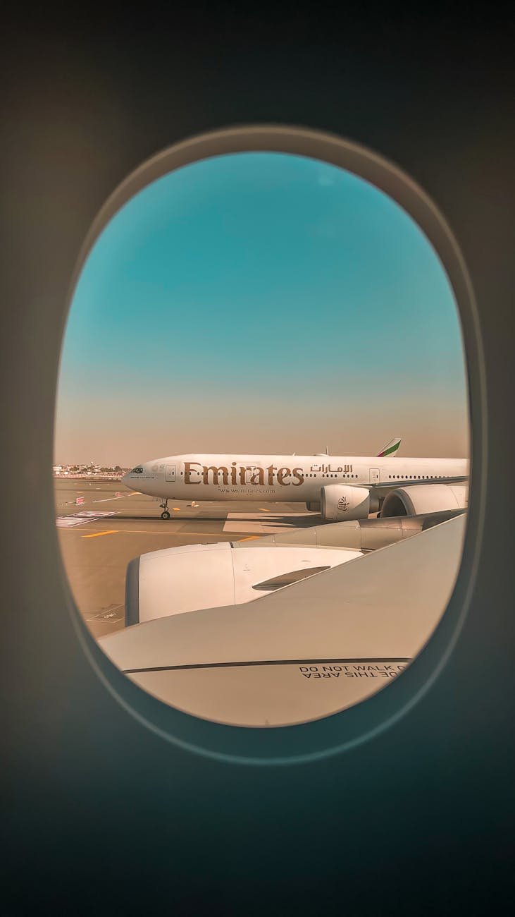 photo of an airplane