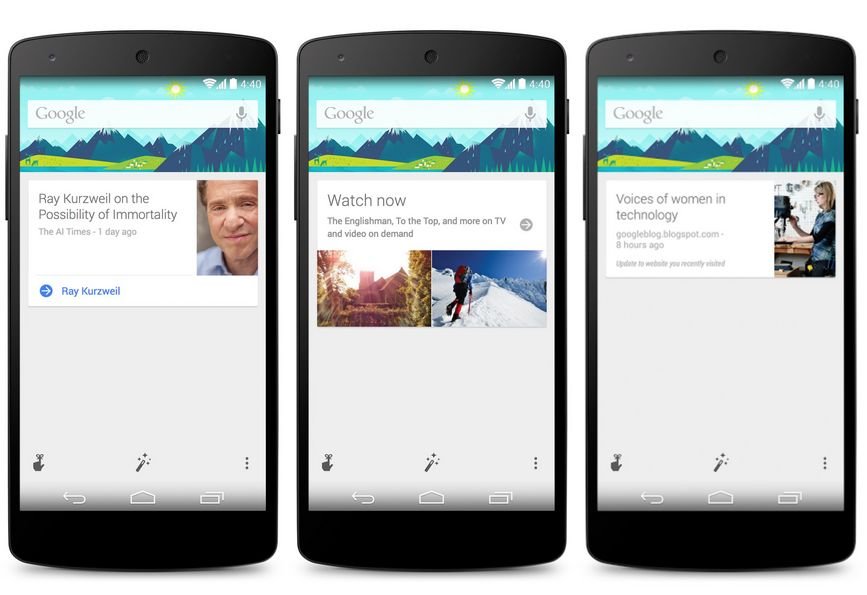 Google Now suma tarjetas de terceros y más información de viajes